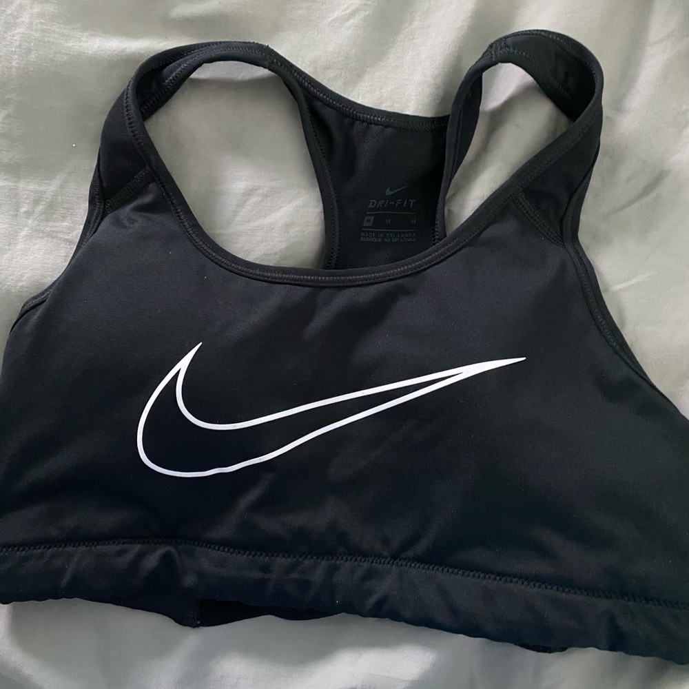 Medium Black Nike Sports Bra